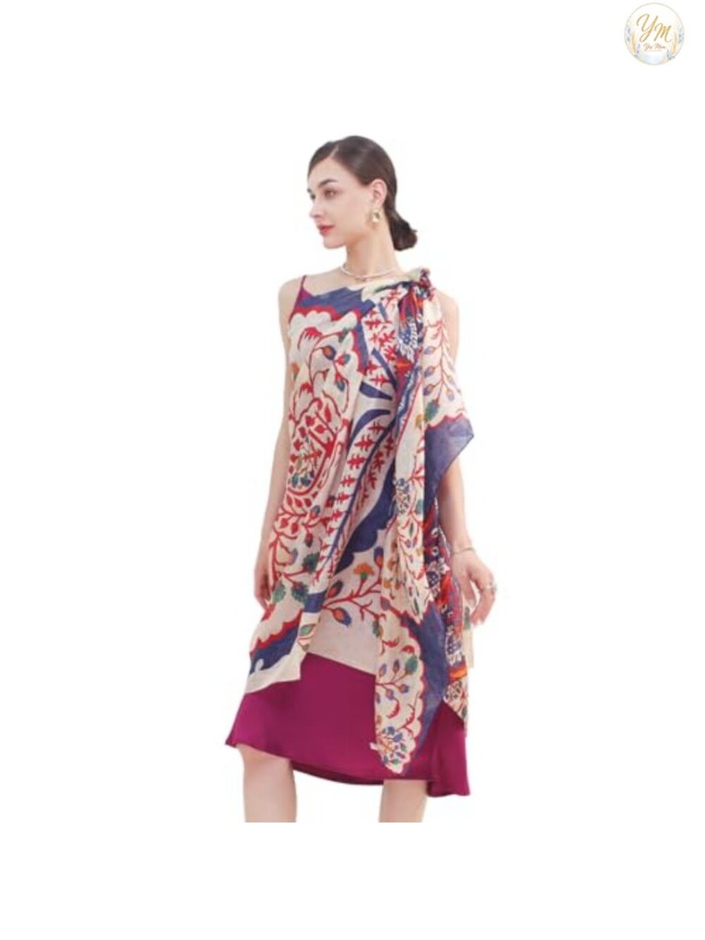 100% Mulberry Silk Shawl Wrap Women Evening Party Pashmina